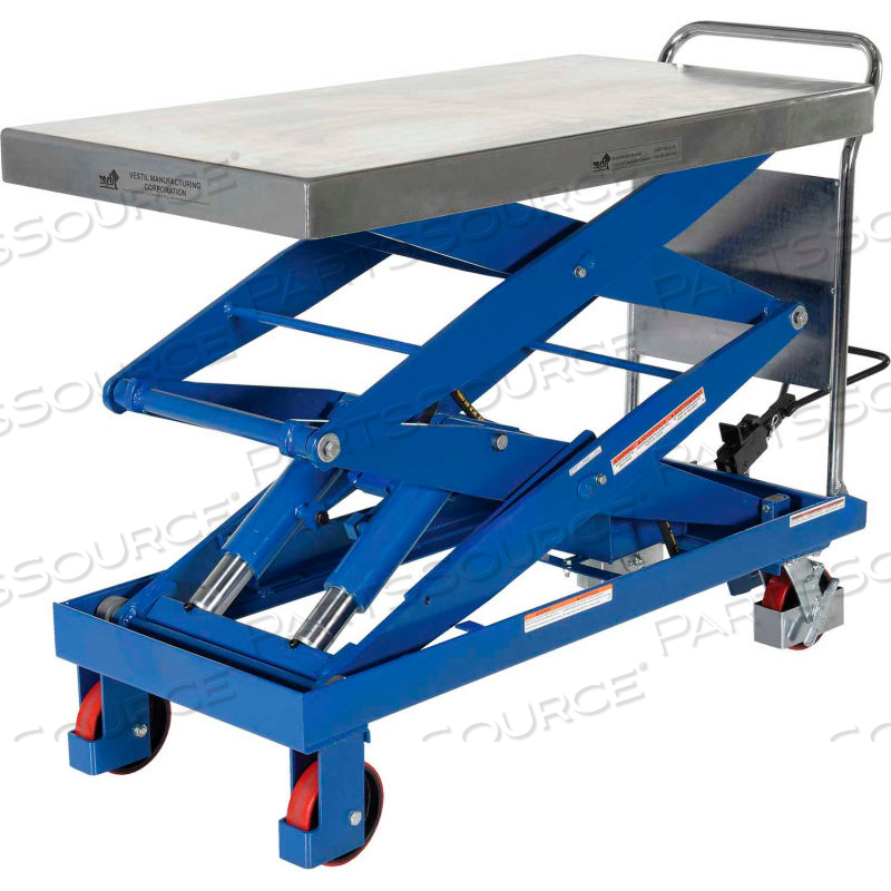 HYDRAULIC ELEVATING CART 47 X 24 1500 LB. CAP. by Vestil Manufacturing Corp.