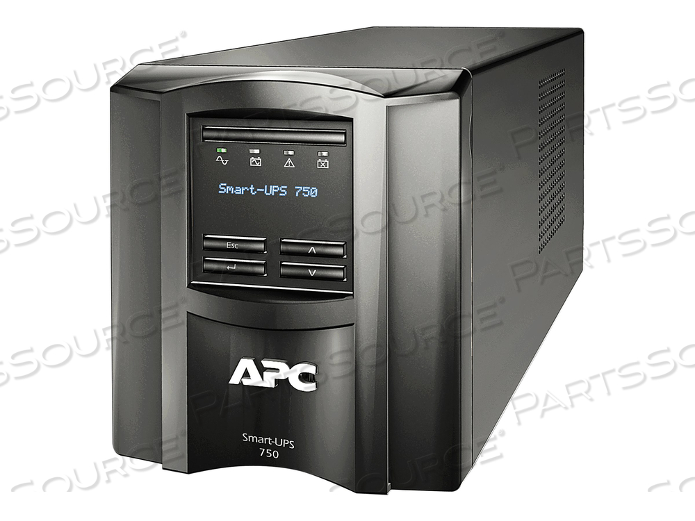SMART UPS, 100 VAC, 500 W, 750 VA, 5.4 X 6.2 X 14.1 IN, 50/60 HZ, BLACK by APC / American Power Conversion SMART UPS, 100 VAC, 500 W, 750 VA, 5.4 X 6.2 X 14.1 IN, 50/60 HZ, BLACK by APC / American Power Conversion