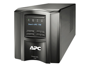 SMART UPS, 100 VAC, 500 W, 750 VA, 5.4 X 6.2 X 14.1 IN, 50/60 HZ, BLACK by APC / American Power Conversion