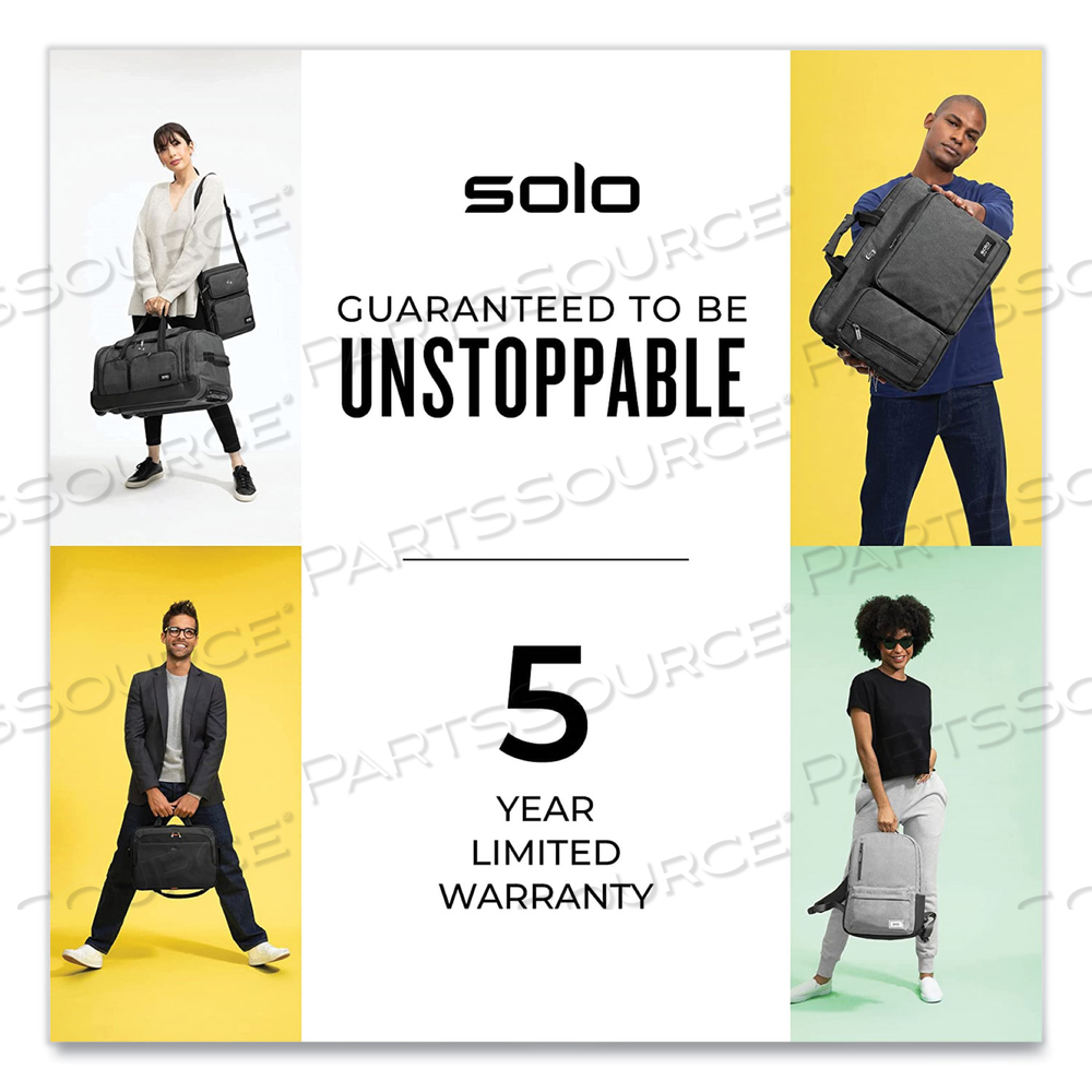 RE:DEFINE LAPTOP BACKPACK, 15.6, 12.25 X 5.75 X 18.75, BLACK by Solo