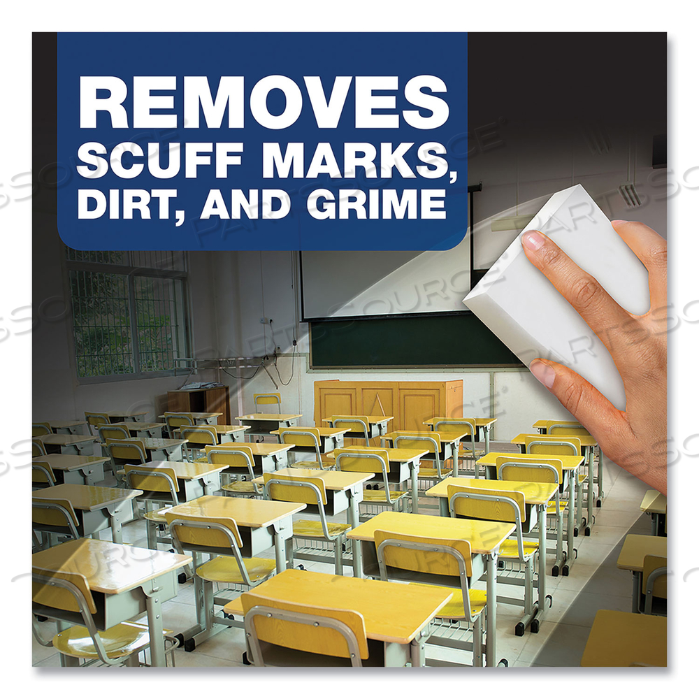 MAGIC ERASER EXTRA DURABLE, 4.6 X 2.4, 0.7" THICK, WHITE by Mr. Clean