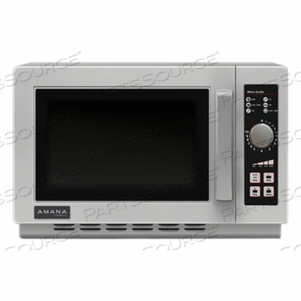COMMERCIAL MICROWAVE, 1.2 CU. FT., 1000 WATT, 10-MINUTE DIAL by Amana COMMERCIAL MICROWAVE, 1.2 CU. FT., 1000 WATT, 10-MINUTE DIAL by Amana
