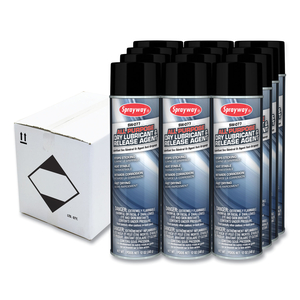ALL PURPOSE DRY LUBRICANT AND RELEASE AGENT, 12 OZ, DOZEN by Sprayway ALL PURPOSE DRY LUBRICANT AND RELEASE AGENT, 12 OZ, DOZEN by Sprayway