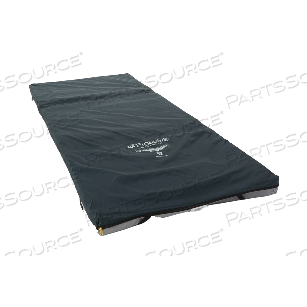 OVERLAY, SERENITY, PROTEKT®, FOAM/GEL, 42 X 78 X 4IN DIMENSIONS, NYLON/URETHANE COVER MATERIAL, 500LB WEIGHT CAPACITY by Proactive Medical Products LLC