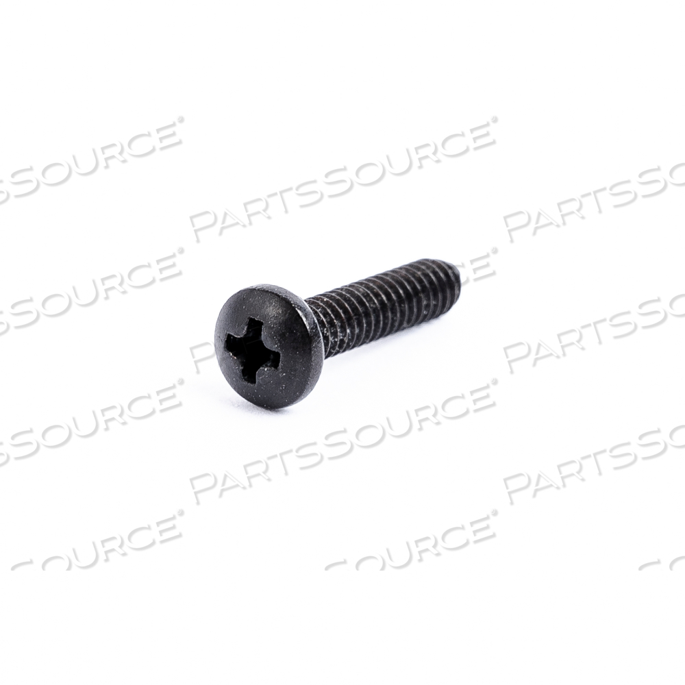 SCREW, 4-40 TPI, 1/2 IN, STAINLESS STEEL, PHILIPS DRIVE, PAN DRIVE, BLACK by SSCOR, Inc.