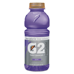 G2 PERFORM 02 LOW-CALORIE THIRST QUENCHER, GRAPE, 20 OZ BOTTLE by Gatorade G2 PERFORM 02 LOW-CALORIE THIRST QUENCHER, GRAPE, 20 OZ BOTTLE by Gatorade
