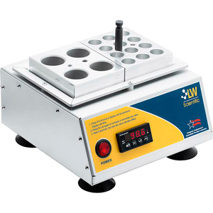 DRY BATH INCUBATOR WITH TWO 12-PLACE 15ML HEAT BLOCKS by LW Scientific