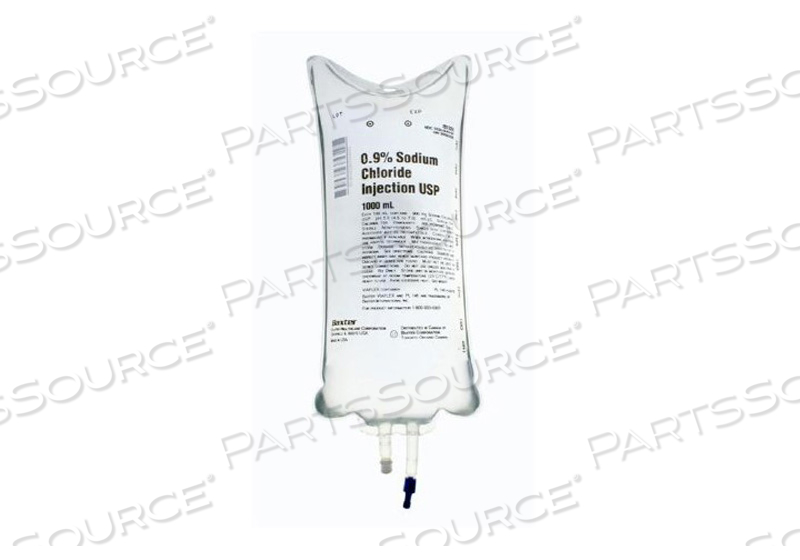 SODIUM CHLORIDE INJECTION USP PRESERVATIVE FREE WITH 0.9% IV SOLUTION - 1000 ML by Vantive US Healthcare LLC SODIUM CHLORIDE INJECTION USP PRESERVATIVE FREE WITH 0.9% IV SOLUTION - 1000 ML by Vantive US Healthcare LLC