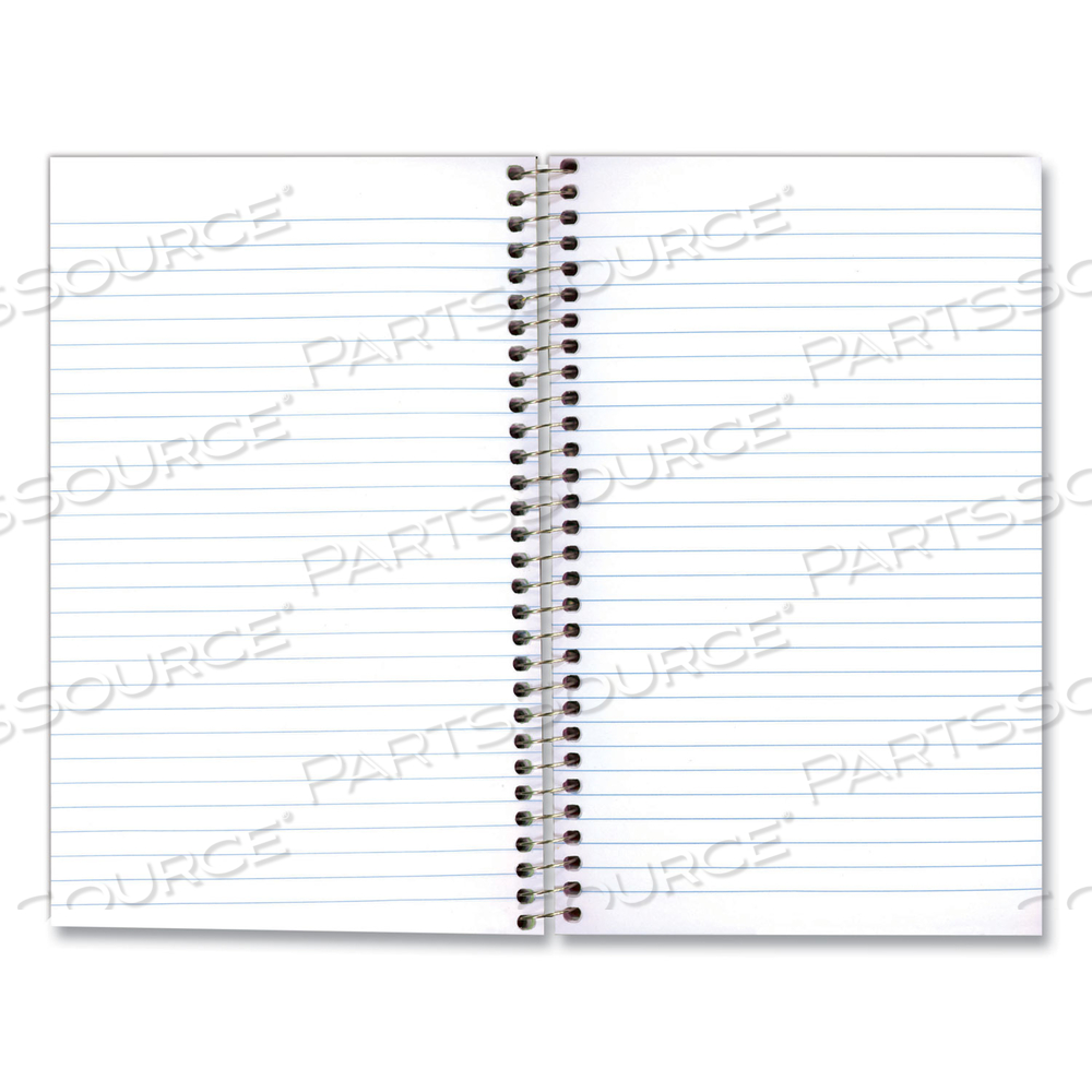 SINGLE-SUBJECT WIREBOUND NOTEBOOKS, 1 SUBJECT, MEDIUM/COLLEGE RULE, KOLOR KRAFT BLUE FRONT COVER, 9.5 X 6, 80 SHEETS by National