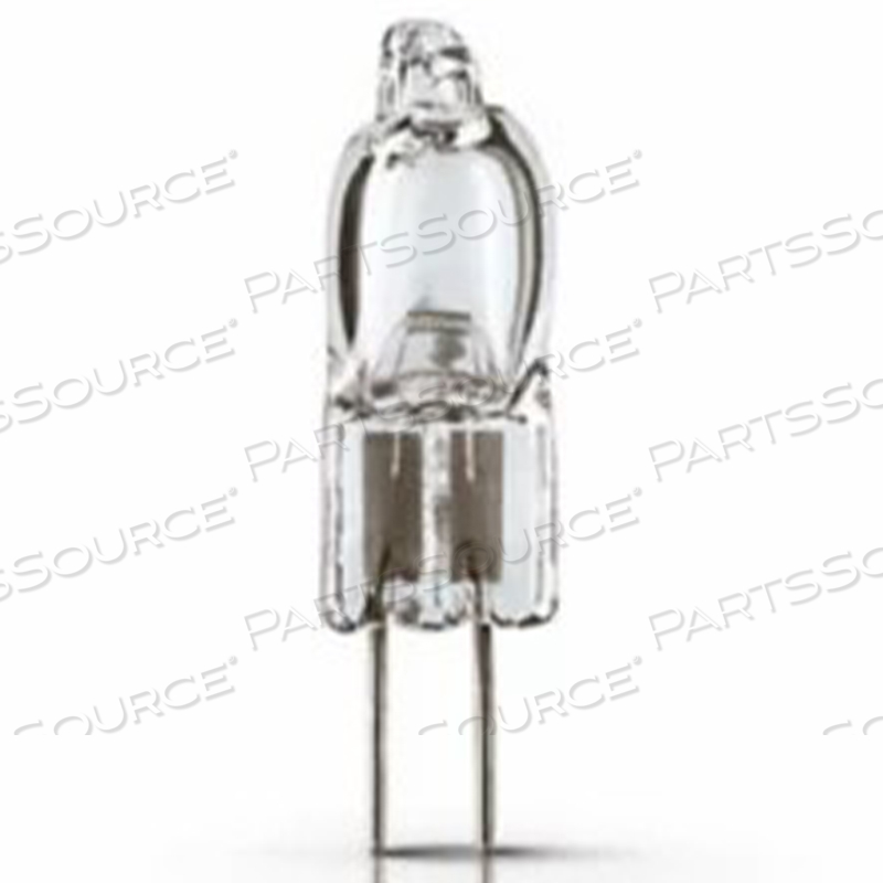 LAMP, 6 V, 5 A, 30 W, CLEAR, G4, HALOGEN, 630, 100 HR, T3 LAMP, 6 V, 5 A, 30 W, CLEAR, G4, HALOGEN, 630, 100 HR, T3