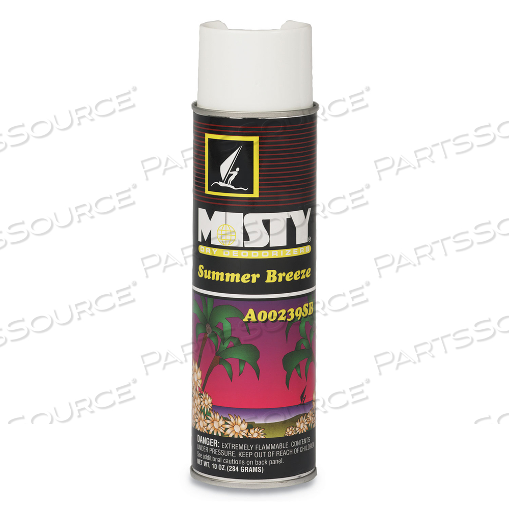 HANDHELD AIR DEODORIZER, SUMMER BREEZE, 10 OZ AEROSOL SPRAY by Misty HANDHELD AIR DEODORIZER, SUMMER BREEZE, 10 OZ AEROSOL SPRAY by Misty