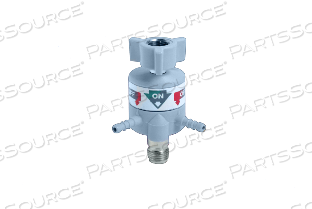 SELECTOR, NYLON, 9/16 IN-18 FEMALE X 9/16 IN-18 MALE, 50 PSI by Precision Medical, Inc.