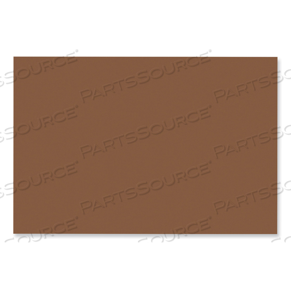 SUNWORKS CONSTRUCTION PAPER, 50 LB TEXT WEIGHT, 12 X 18, BROWN by Prang