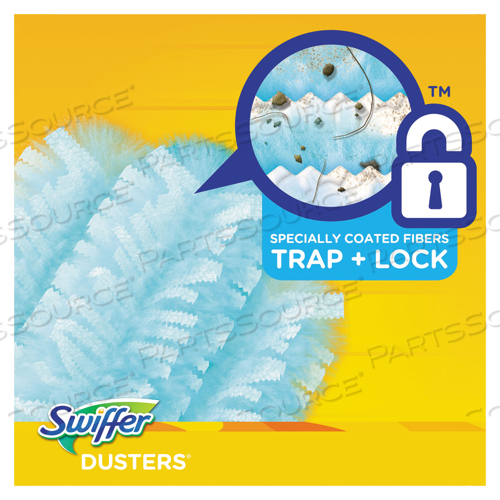 REFILL DUSTERS, DUST LOCK FIBER, LIGHT BLUE, LAVENDER VANILLA SCENT by Swiffer REFILL DUSTERS, DUST LOCK FIBER, LIGHT BLUE, LAVENDER VANILLA SCENT by Swiffer