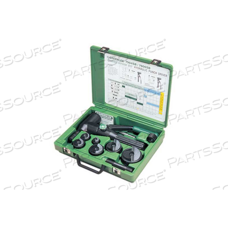 QUICK DRAW 90 HYDRAULIC PUNCH KIT by Greenlee QUICK DRAW 90 HYDRAULIC PUNCH KIT by Greenlee