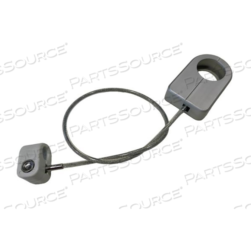 12IN L ANODIZED ALUMINUM QUICK RELEASE FLOW METER SECURITY TETHER by Medicus Health 12IN L ANODIZED ALUMINUM QUICK RELEASE FLOW METER SECURITY TETHER by Medicus Health