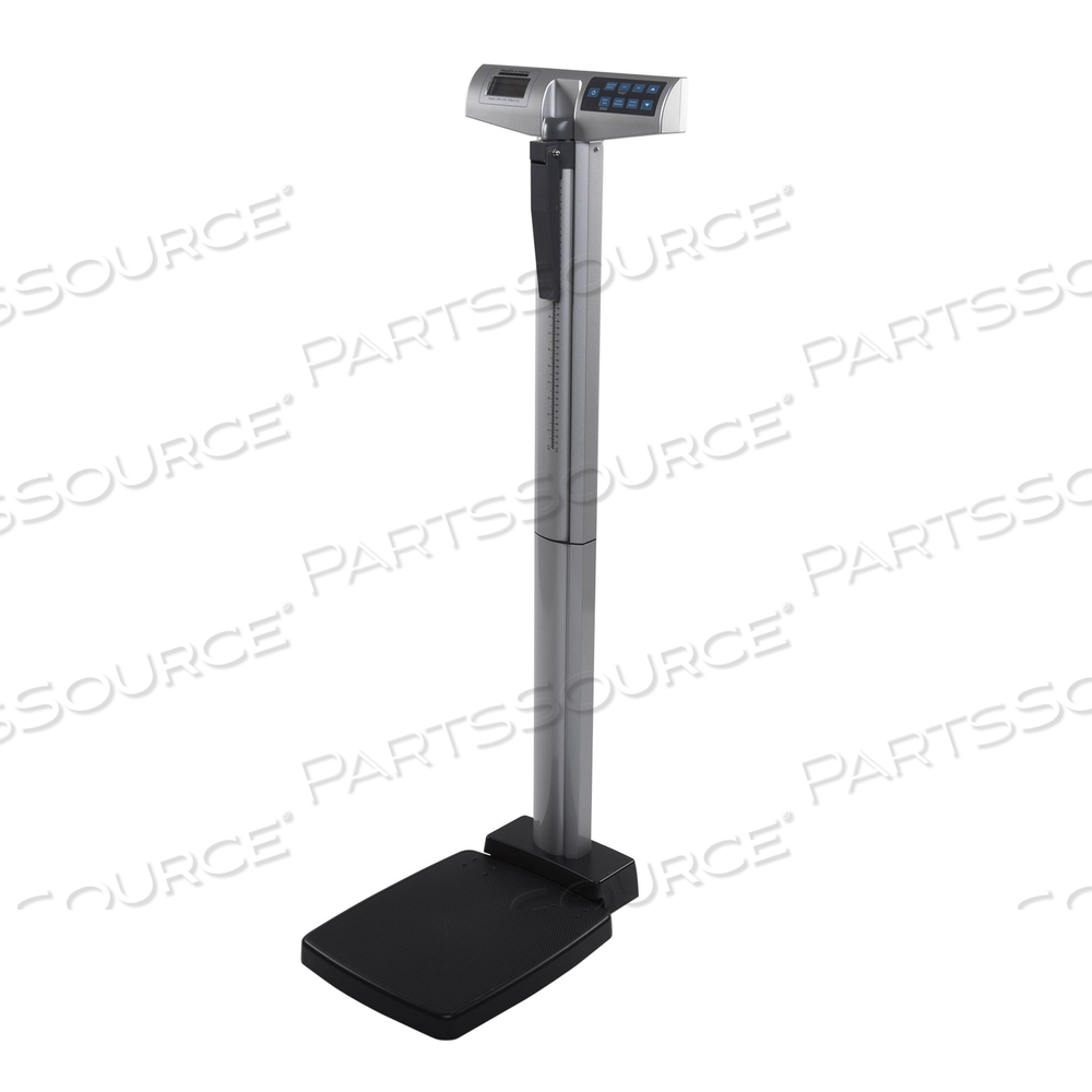 DIGITAL EYE-LEVEL STAND-ON SCALE WITH HEIGHT ROD AND POWER ADAPTER, 500 LB X 0.2 LB by Health O Meter Professional Scales DIGITAL EYE-LEVEL STAND-ON SCALE WITH HEIGHT ROD AND POWER ADAPTER, 500 LB X 0.2 LB by Health O Meter Professional Scales