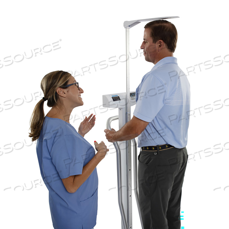 660LB EYE-LEVEL DIGITAL PRIMARY CARE SCALE WITH INTEGRATED DIGITAL HEIGHT ROD by Health O Meter Professional Scales