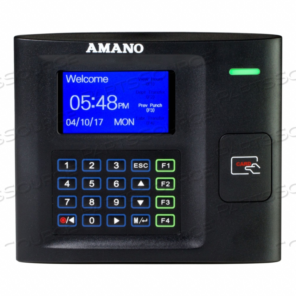 TIME CLOCK DIGITAL LCD 1-3/4 H 5-3/8 W by Amano