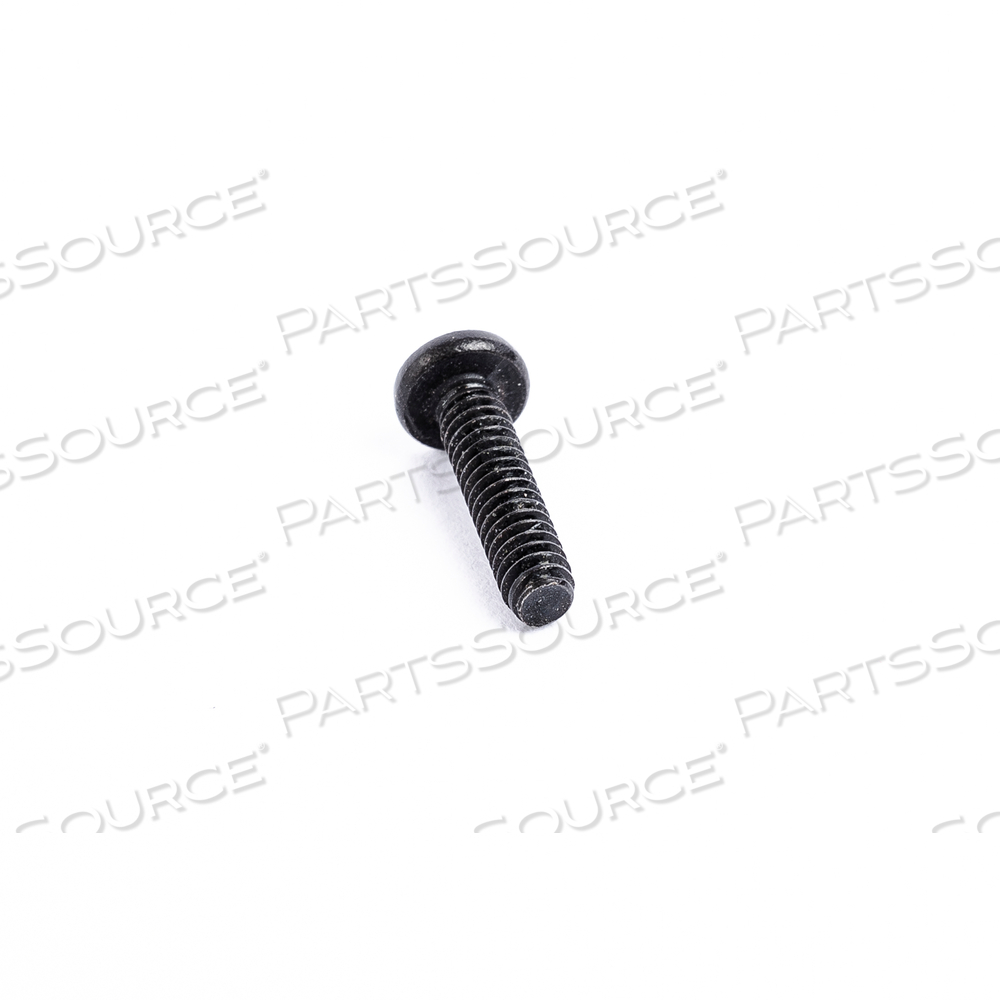 SCREW, 4-40 TPI, 1/2 IN, STAINLESS STEEL, PHILIPS DRIVE, PAN DRIVE, BLACK by SSCOR, Inc.