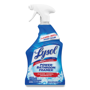 DISINFECTANT POWER BATHROOM FOAMER, LIQUID, ATLANTIC FRESH, 32 OZ SPRAY BOTTLE by Lysol DISINFECTANT POWER BATHROOM FOAMER, LIQUID, ATLANTIC FRESH, 32 OZ SPRAY BOTTLE by Lysol