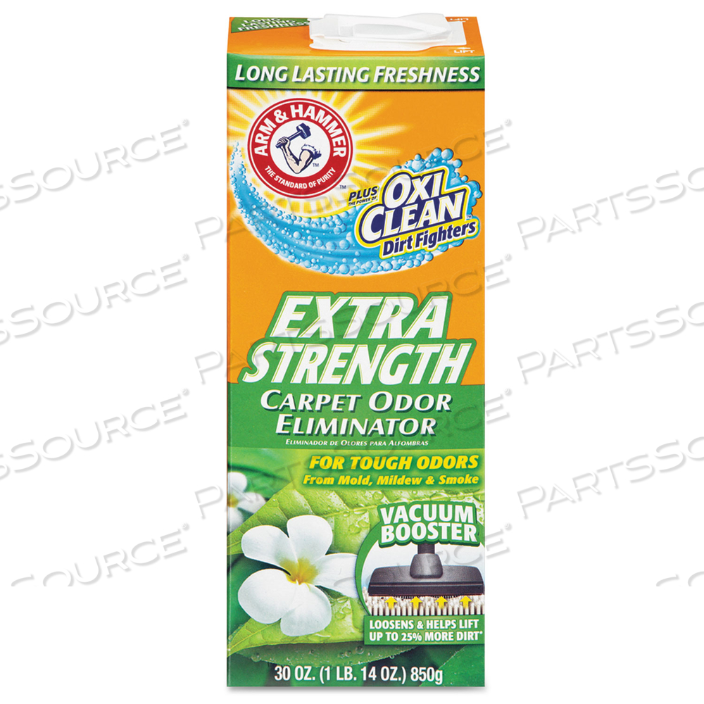 DEODORIZING CARPET CLEANING POWDER, FRESH, 30 OZ by Arm And Hammer DEODORIZING CARPET CLEANING POWDER, FRESH, 30 OZ by Arm And Hammer