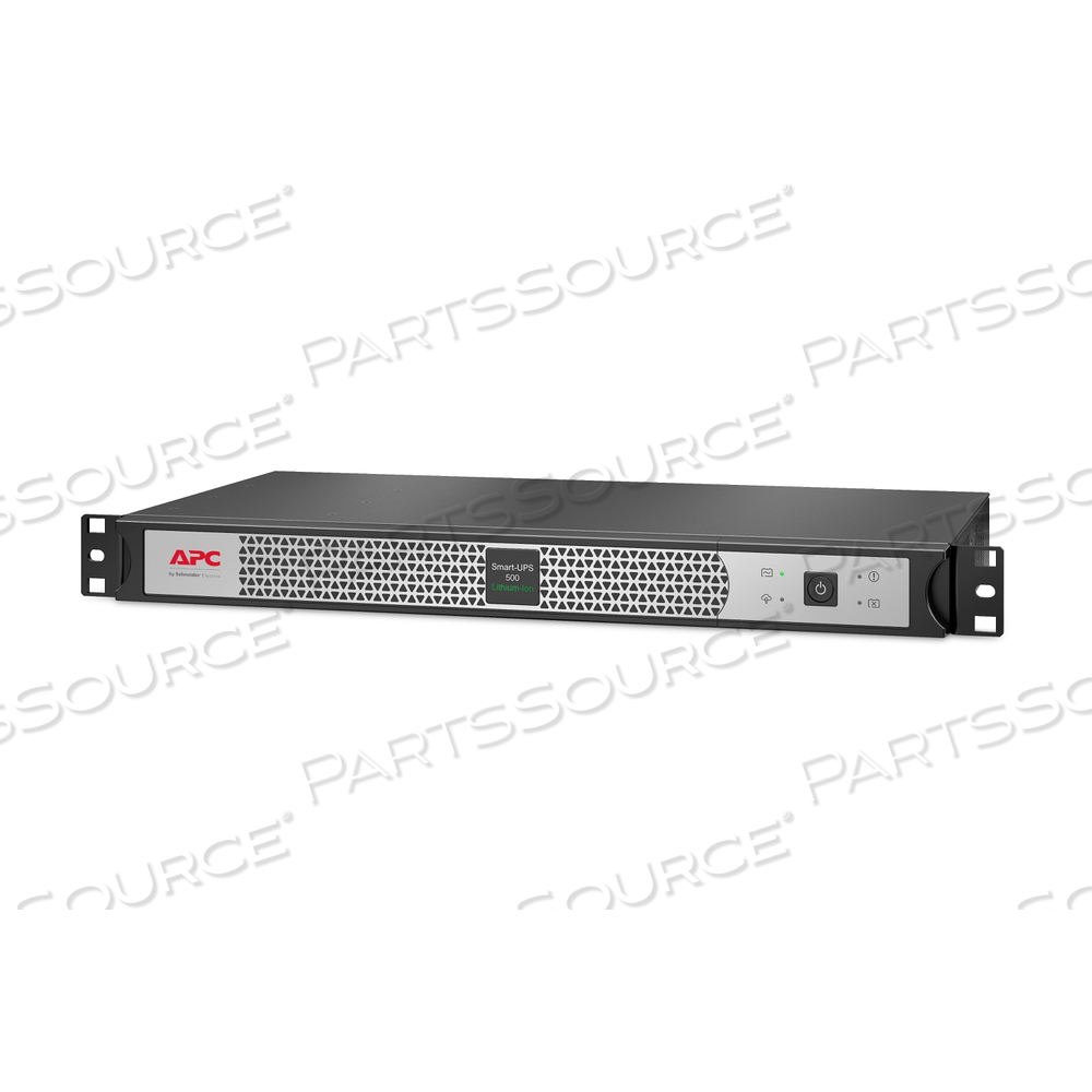 APC SMART-UPS, LINE INTERACTIVE, 500VA, LITHIUM-ION, RACKMOUNT 1U, 120V, 4X NEMA 5-15R OUTLETS, SMARTCONNECT PORT, SHORT DEPTH by APC / American Power Conversion APC SMART-UPS, LINE INTERACTIVE, 500VA, LITHIUM-ION, RACKMOUNT 1U, 120V, 4X NEMA 5-15R OUTLETS, SMARTCONNECT PORT, SHORT DEPTH by APC / American Power Conversion