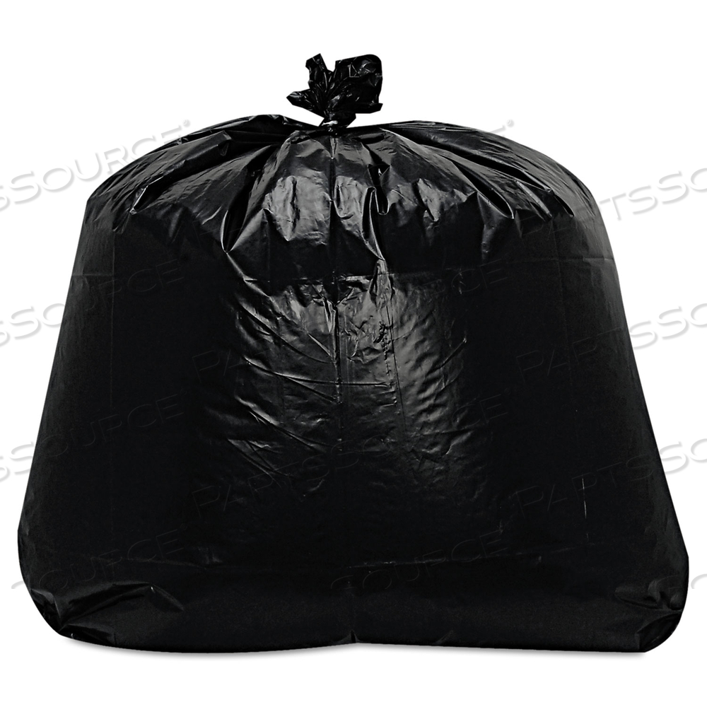 LOW-DENSITY CAN LINERS, 56 GAL, 1.6 MIL, 43" X 47", BLACK by Trinity Plastics LOW-DENSITY CAN LINERS, 56 GAL, 1.6 MIL, 43" X 47", BLACK by Trinity Plastics