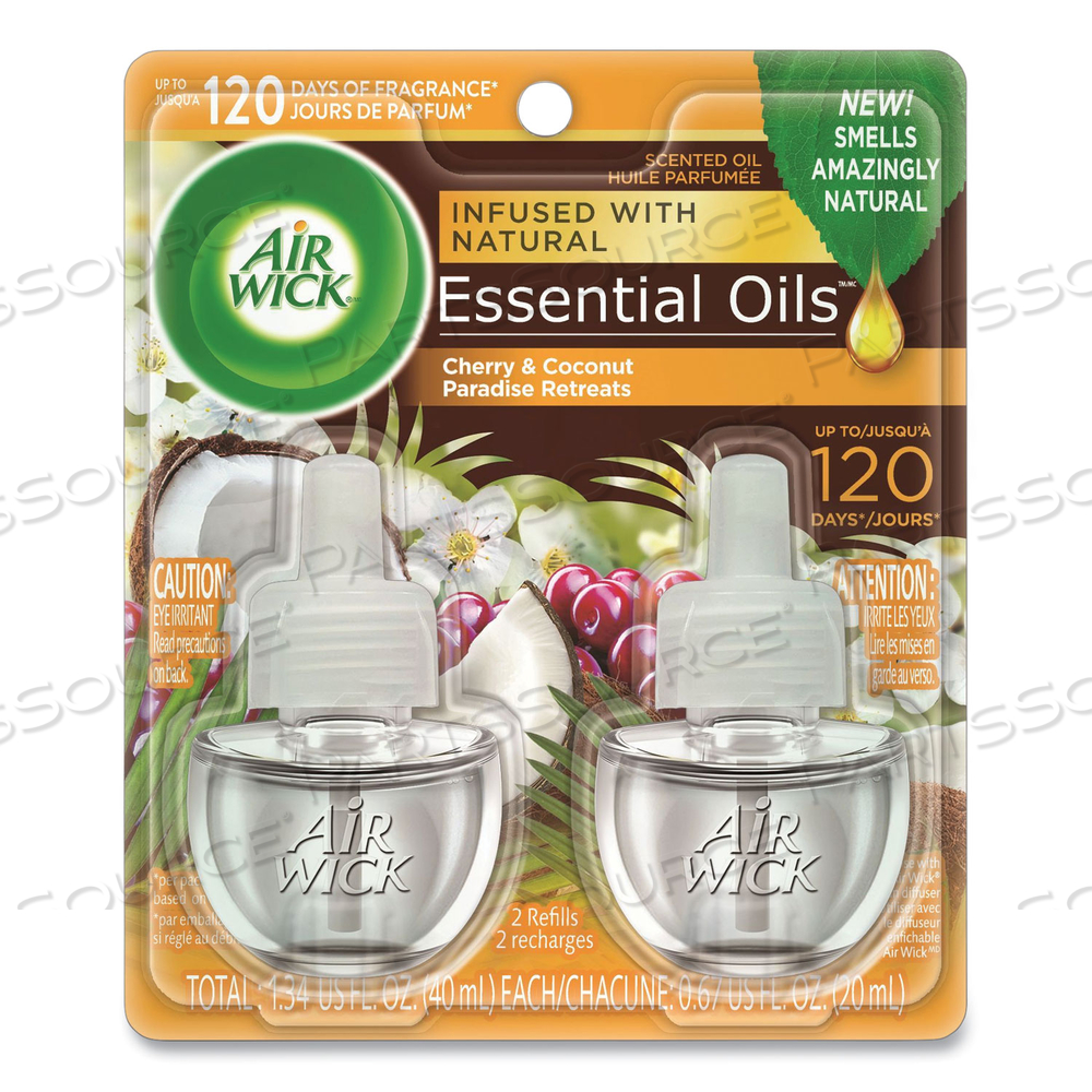 LIFE SCENTS SCENTED OIL REFILLS, PARADISE RETREAT, 0.67 OZ by Air Wick LIFE SCENTS SCENTED OIL REFILLS, PARADISE RETREAT, 0.67 OZ by Air Wick