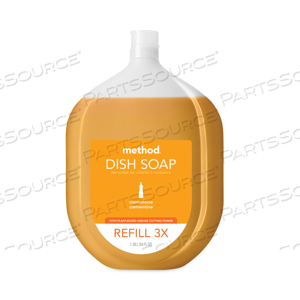 DISH SOAP REFILL TUB, CLEMENTINE SCENT, 54 OZ TUB by Method DISH SOAP REFILL TUB, CLEMENTINE SCENT, 54 OZ TUB by Method