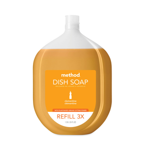 DISH SOAP REFILL TUB, CLEMENTINE SCENT, 54 OZ TUB by Method DISH SOAP REFILL TUB, CLEMENTINE SCENT, 54 OZ TUB by Method