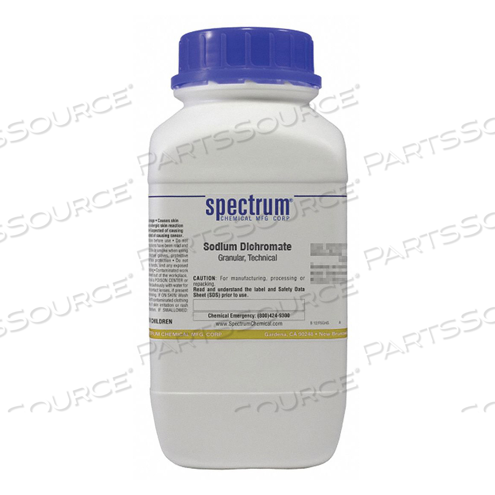 SODIUM DICHROMATE GRANULAR 2.5KG by Spectrum SODIUM DICHROMATE GRANULAR 2.5KG by Spectrum