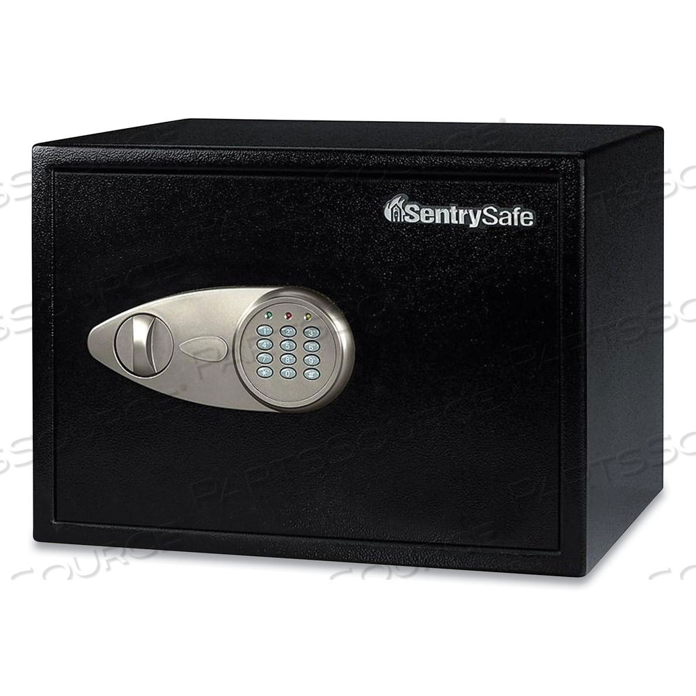 ELECTRONIC LOCK SAFE WITH KEYPAD, 1.18 CU FT, 16.9 X 14.6 X 10.6, BLACK ELECTRONIC LOCK SAFE WITH KEYPAD, 1.18 CU FT, 16.9 X 14.6 X 10.6, BLACK