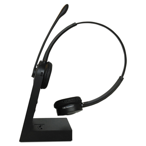 ZUM MAESTRO DECT BINAURAL OVER THE HEAD HEADSET, BLACK by Spracht ZUM MAESTRO DECT BINAURAL OVER THE HEAD HEADSET, BLACK by Spracht