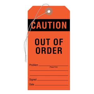 EQUIPMENT TAGS, 3-1/8 IN X 6-1/4 IN by United Ad Label
