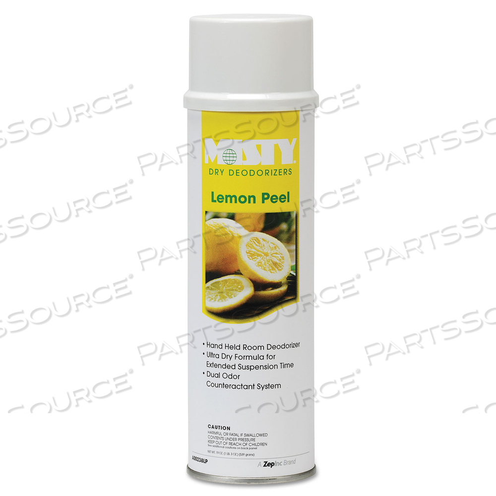 HANDHELD AIR DEODORIZER, LEMON PEEL, 10 OZ AEROSOL SPRAY by Misty
