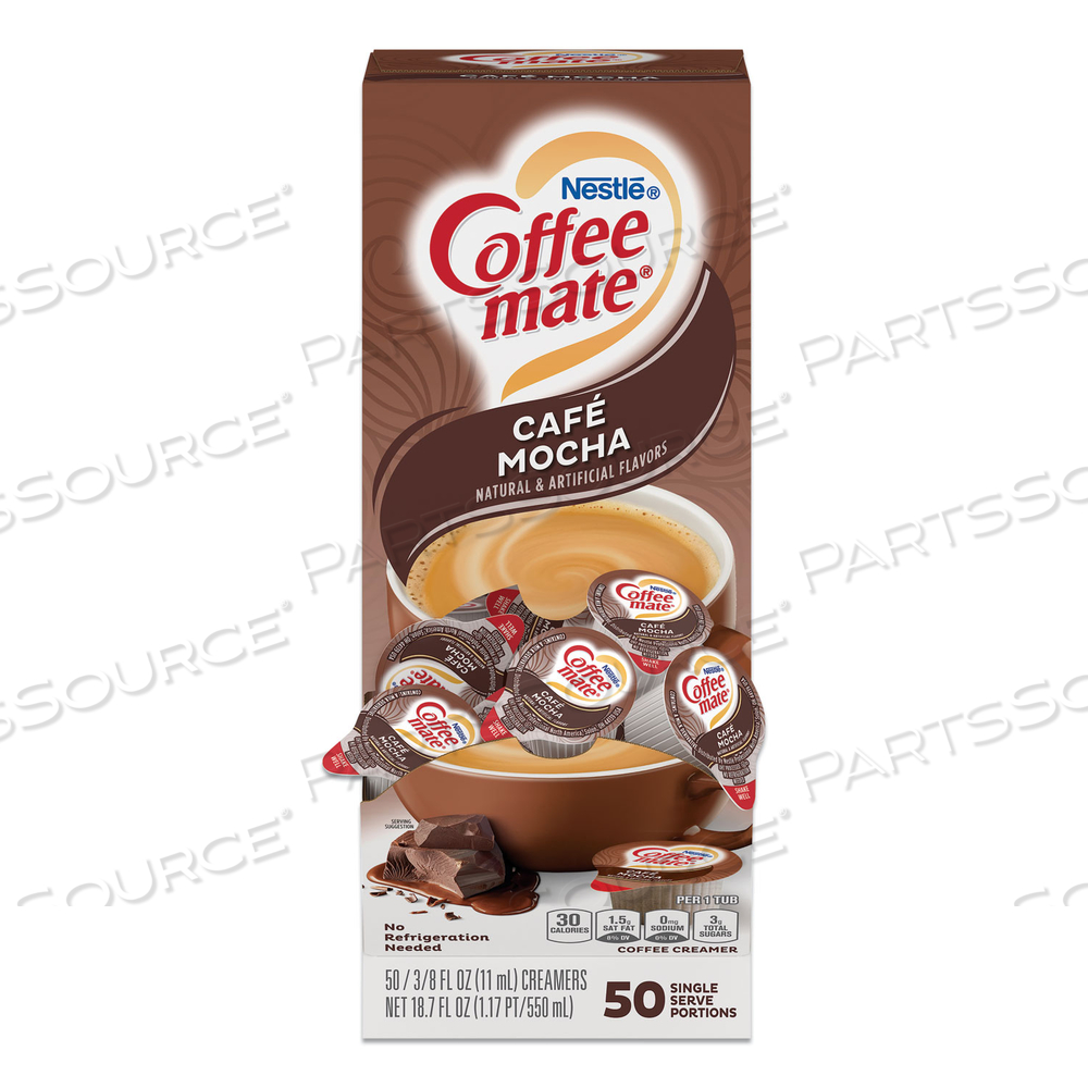 LIQUID COFFEE CREAMER, CAFE MOCHA, 0.38 OZ MINI CUPS by Coffee-Mate
