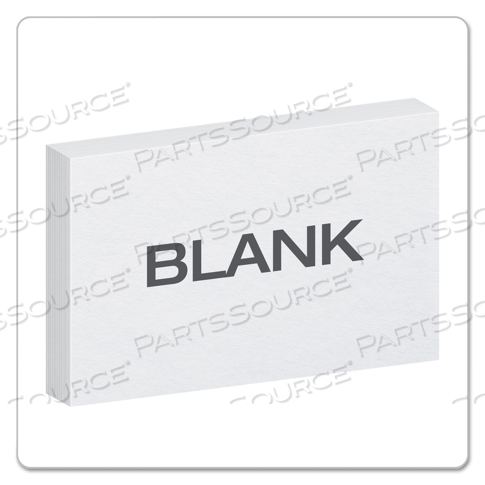 UNRULED INDEX CARDS, 5 X 8, WHITE by Oxford UNRULED INDEX CARDS, 5 X 8, WHITE by Oxford