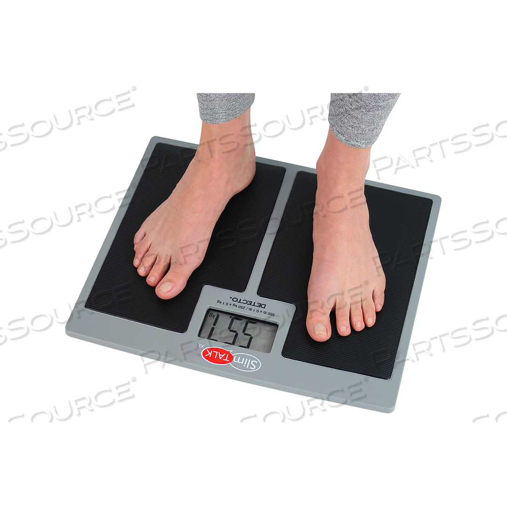 TALKING SCALE DIGITAL LOW PROFILE EXTRA WIDE 550 X 0.1LB 38MM HIGH LCD DIGITS by Detecto Scale / Cardinal Scale TALKING SCALE DIGITAL LOW PROFILE EXTRA WIDE 550 X 0.1LB 38MM HIGH LCD DIGITS by Detecto Scale / Cardinal Scale