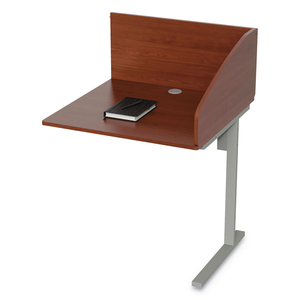 STUDY CARRELL ADD ON, 1-LEG, 31.25 X 23.25 X 45.25, CHERRY by Linea Italia Inc STUDY CARRELL ADD ON, 1-LEG, 31.25 X 23.25 X 45.25, CHERRY by Linea Italia Inc