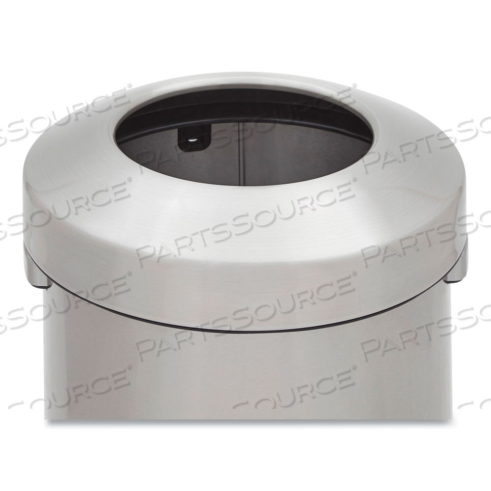 REFINE SERIES WASTE RECEPTACLE, 23 GAL, PLASTIC/STAINLESS STEEL by Rubbermaid Medical Division