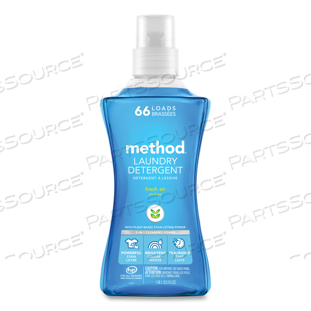 LAUNDRY DETERGENT, FRESH AIR SCENT, 53.5 OZ BOTTLE by Method