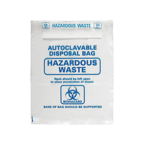 BIOHAZARD BAG 31 7/8IN L 24INW CLR PK200 by Heathrow Scientific, LLC BIOHAZARD BAG 31 7/8IN L 24INW CLR PK200 by Heathrow Scientific, LLC