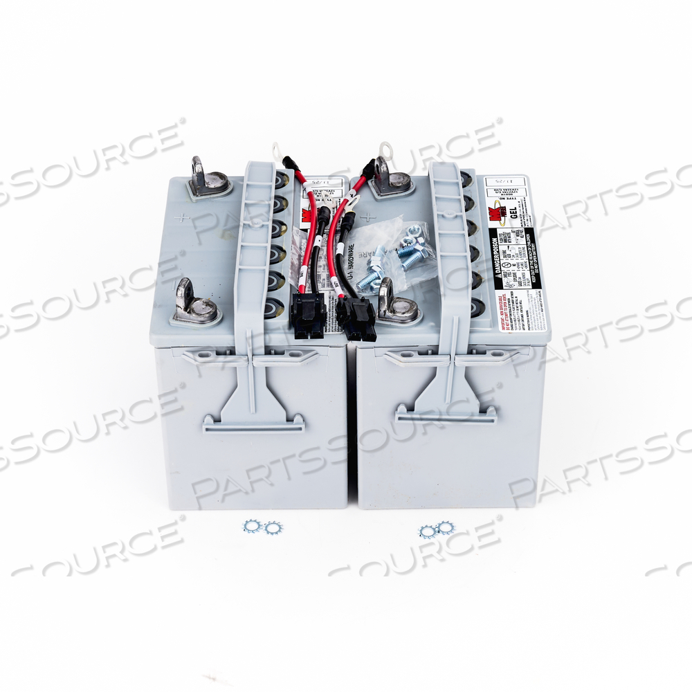 REPLACEMENT KIT, BATTERY, WITH 2 BATTERIES, FOR USE WITH: FOR MODEL 1025 (SM304) M-SERIES STRETCHER by Stryker Medical