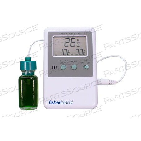 TRACEABLE VACCINE REFRIGERATOR/FREEZER THERMOMETER by Fisher Healthcare