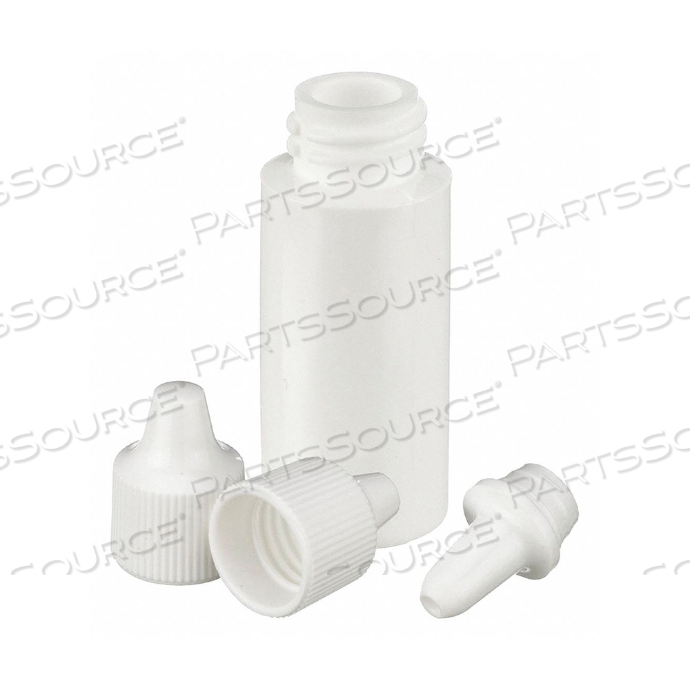 DROPPER BOTTLE 6ML WHITE ROUND PK144 by Wheaton
