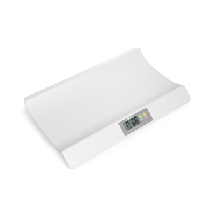 40LB WHITE 5 DIGIT SINGLE LINE LCD 4A BATTERY 3-1/2 X 15-1/2 X 25IN PEDIATRIC SCALE by Tanita Corporation of America, Inc.