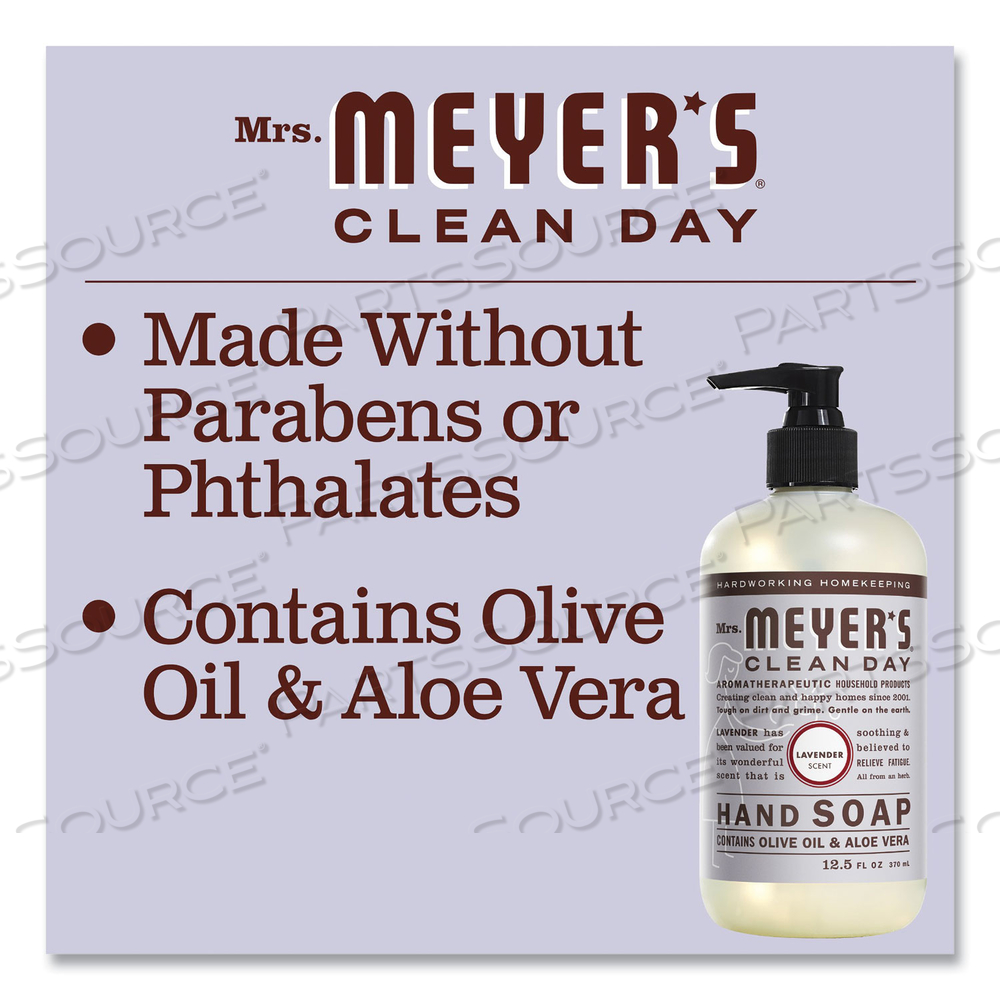 CLEAN DAY LIQUID HAND SOAP, LAVENDER, 12.5 OZ by Mrs. Meyer's