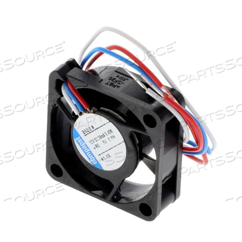 25 H X 25 W X 8MM D 12V 38MA 0.45W PLASTIC AXIAL FAN by EBM- Papst Inc. 25 H X 25 W X 8MM D 12V 38MA 0.45W PLASTIC AXIAL FAN by EBM- Papst Inc.
