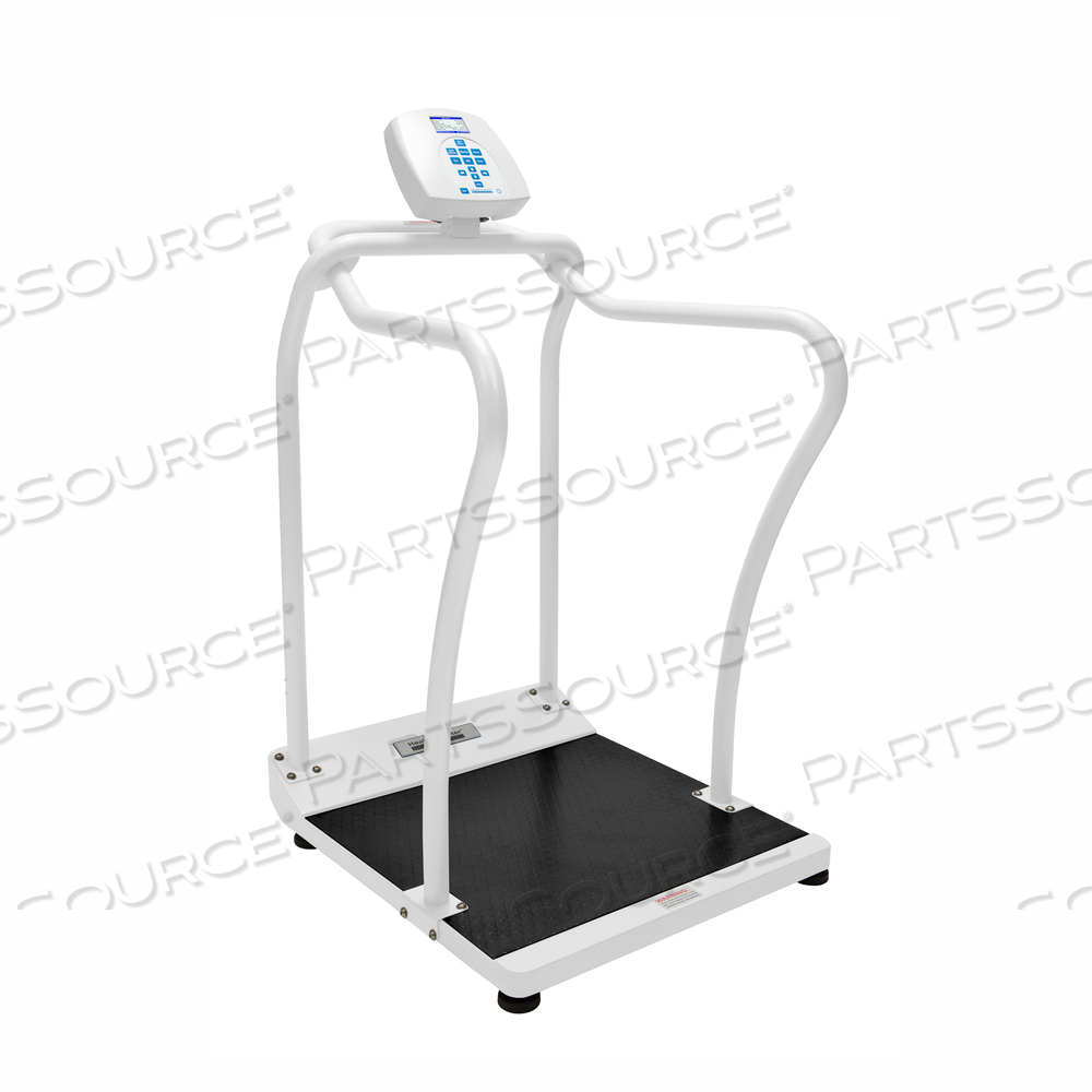 DIGITAL HANDRAIL SCALE WITH BUILT-IN PELSTAR WIRELESS TECHNOLOGY 1000 X 0.2 LB by Health O Meter Professional Scales